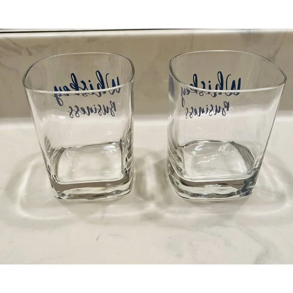Lowball Whiskey Business Glasses, Set of 2, 10.5 oz. - Picture 6 of 6